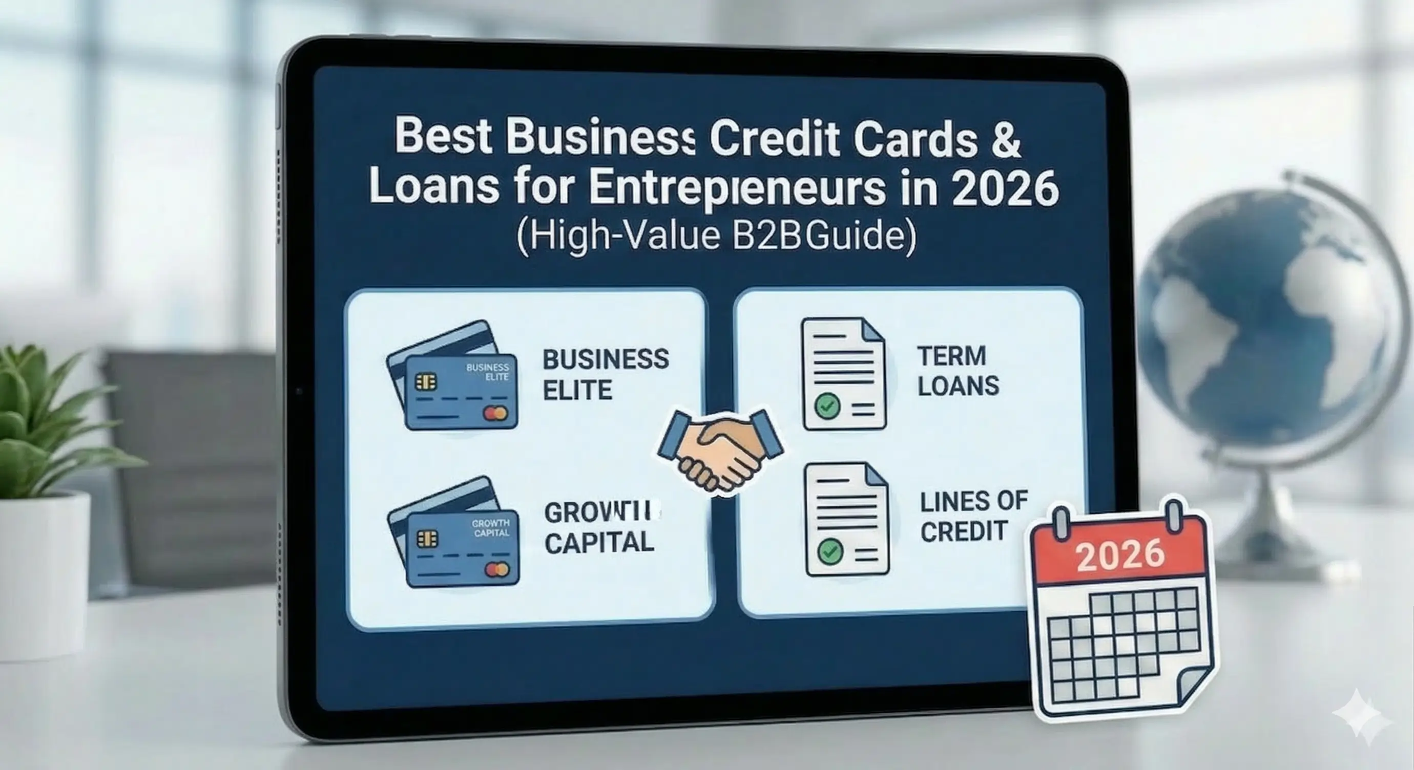 Best Business Credit Cards & Loans for Entrepreneurs in 2026 (High-Value B2B Guide) Thumbnail