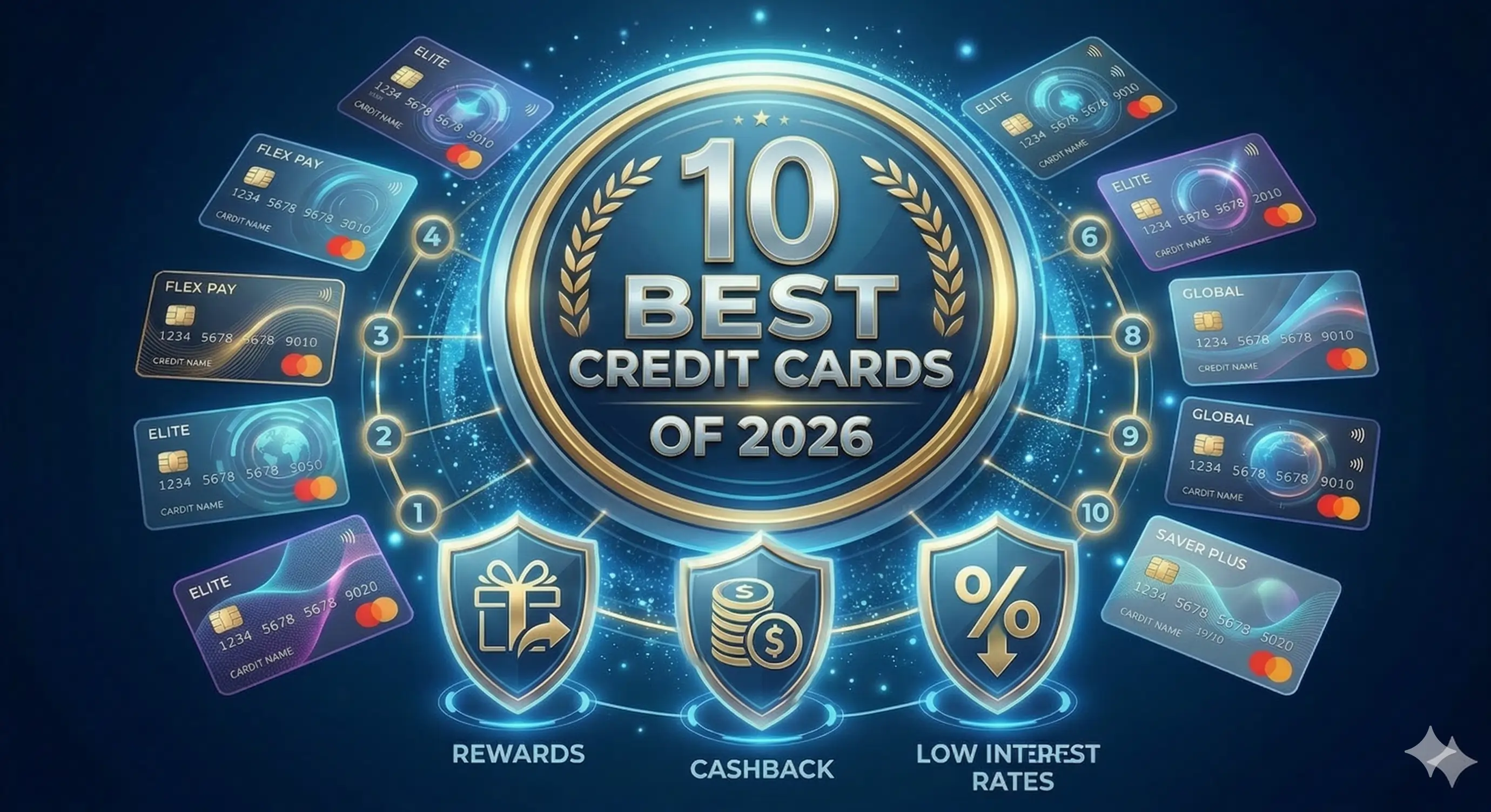 10 Best Credit Cards of 2026 for Rewards, Cashback, and Low Interest Rates Thumbnail