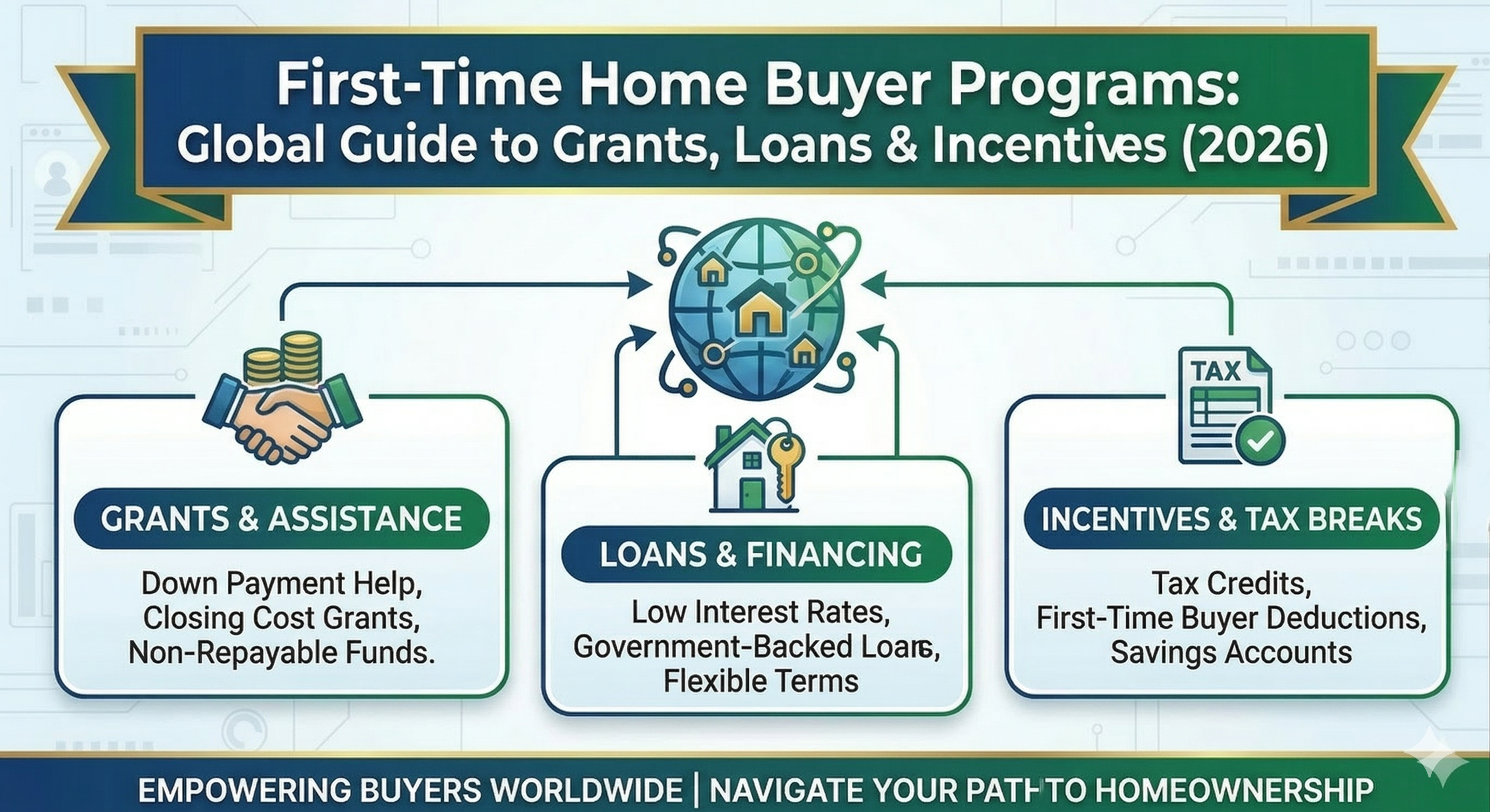 First-Time Home Buyer Programs: Global Guide to Grants, Loans & Incentives (2026) Thumbnail