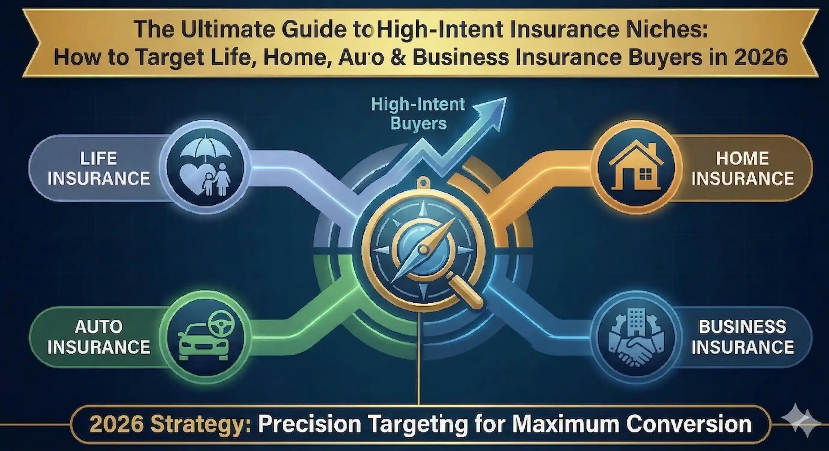 The Ultimate Guide to High-Intent Insurance Niches: How to Target Life, Home, Auto & Business Insurance Buyers in 2026 Thumbnail